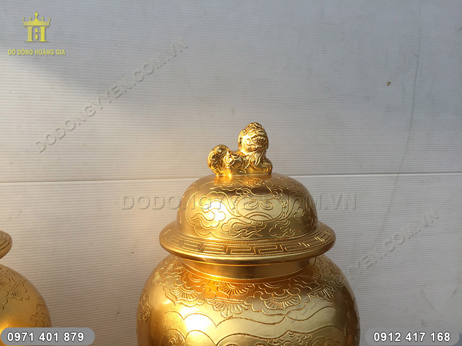 ch&oacute;e đồng d&aacute;t v&agrave;ng 62cm
